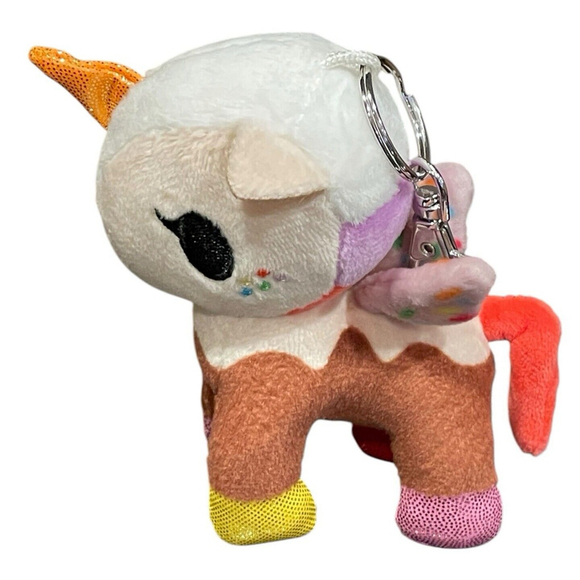 Tokidoki Unicorn Sundae Plush Clip On Keychain Series 4 Aurora 2020 Sprinkles 4” - Picture 2 of 10